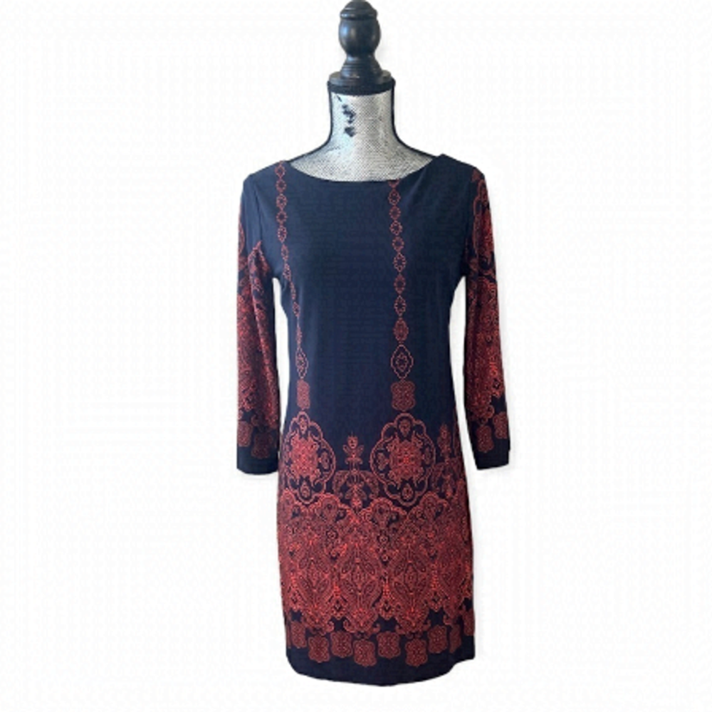 enfocus PETITES Boho Style Midi Dress size 6p EUC